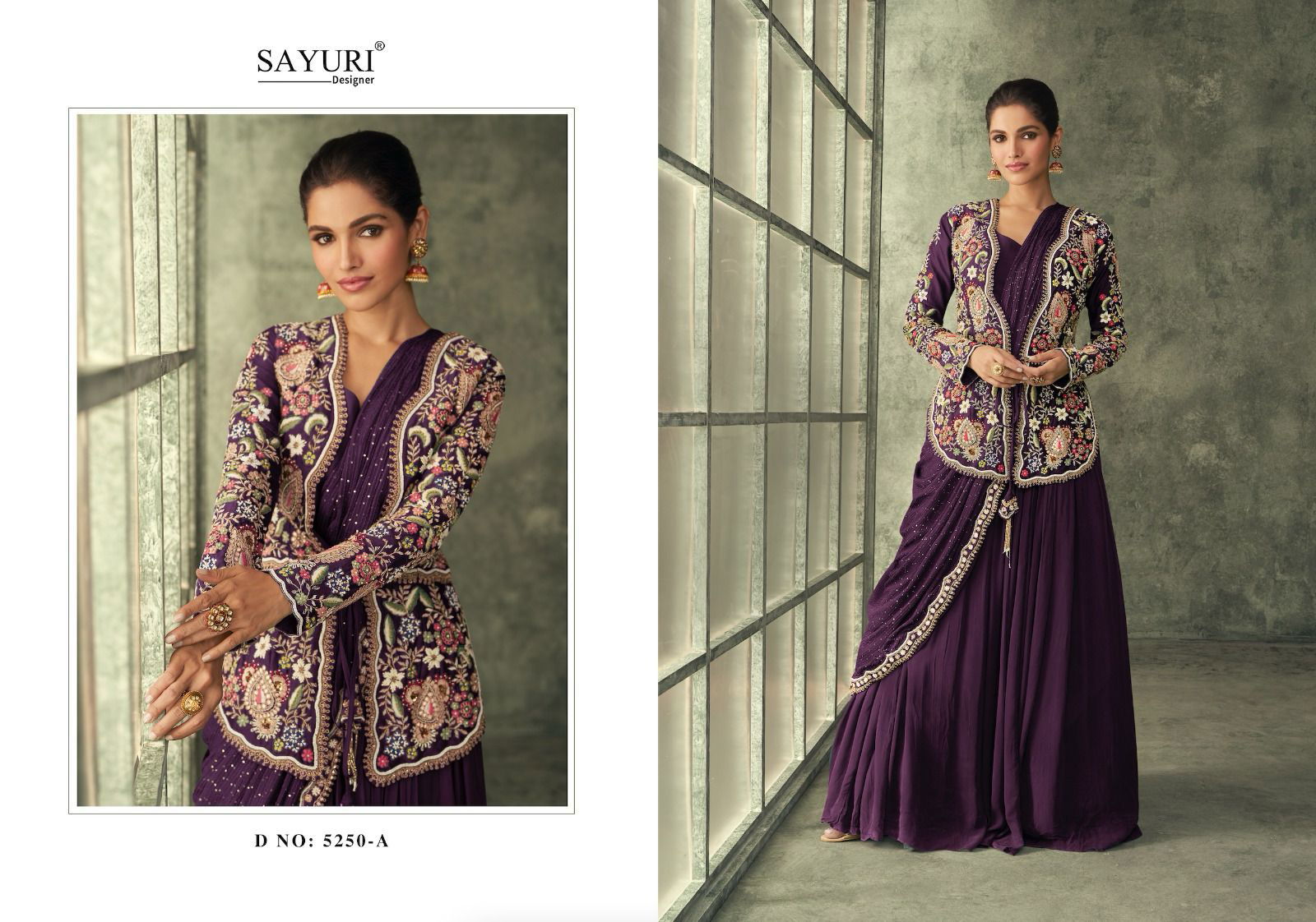 Sayuri Evergreen Special 5250 Wedding Wear Designer Gown Catalog
